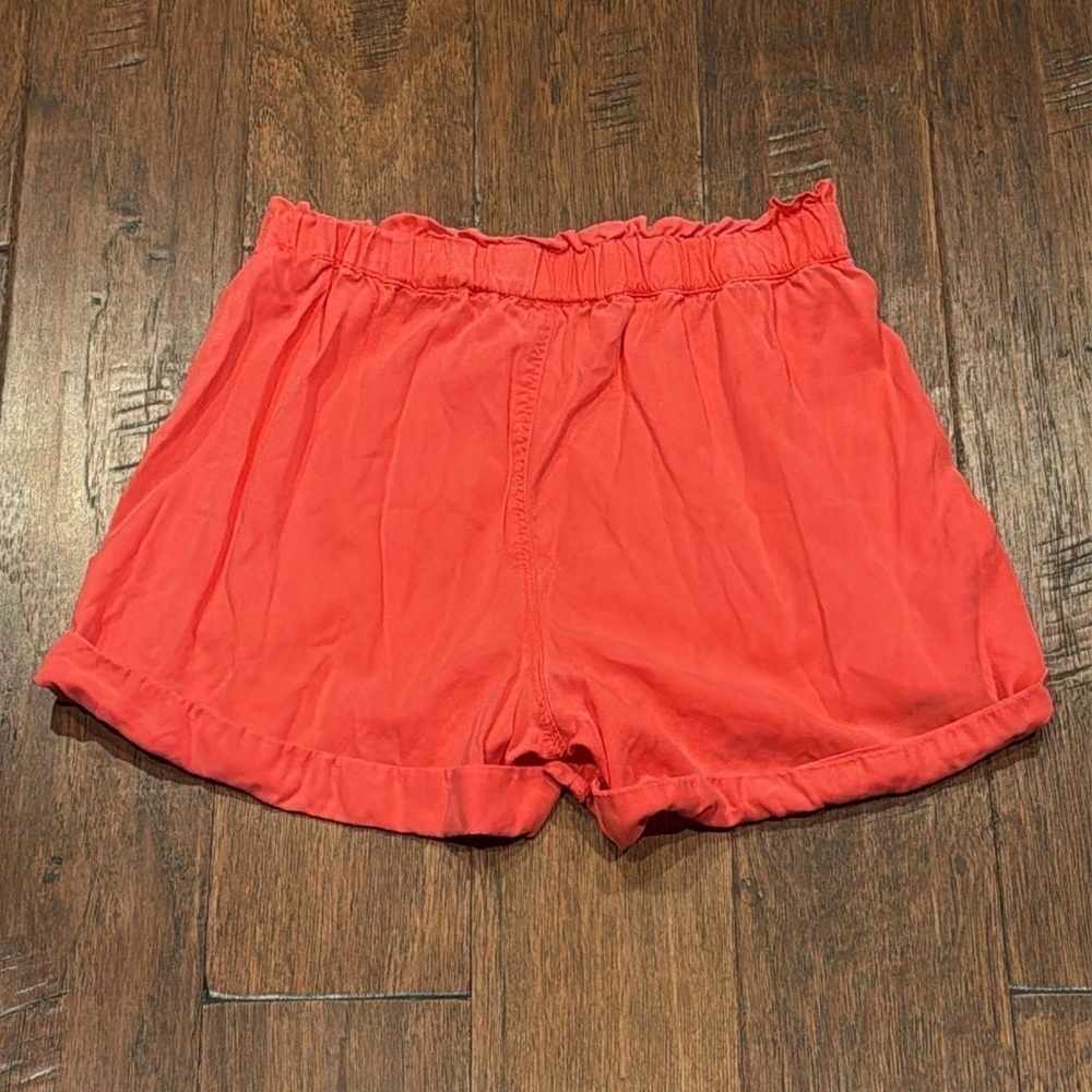 CM🩷 Size Medium - Aerie High Waist Red Ruffle Shorts - Picture 2 of 8